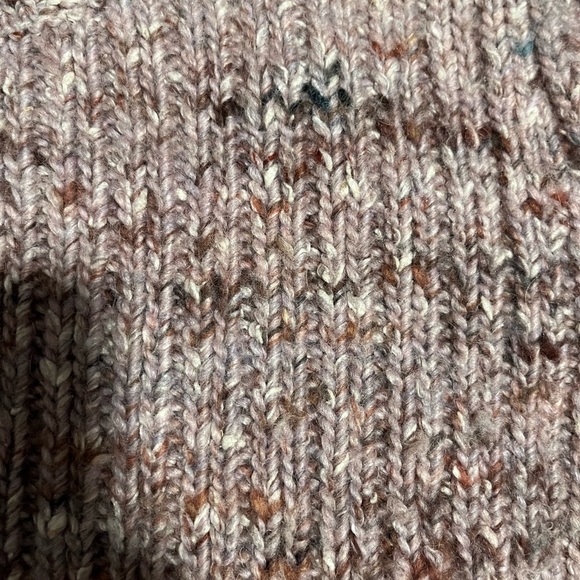 JCrew heather purple wool-alpaca-silk crewneck sweater - Picture 3 of 10